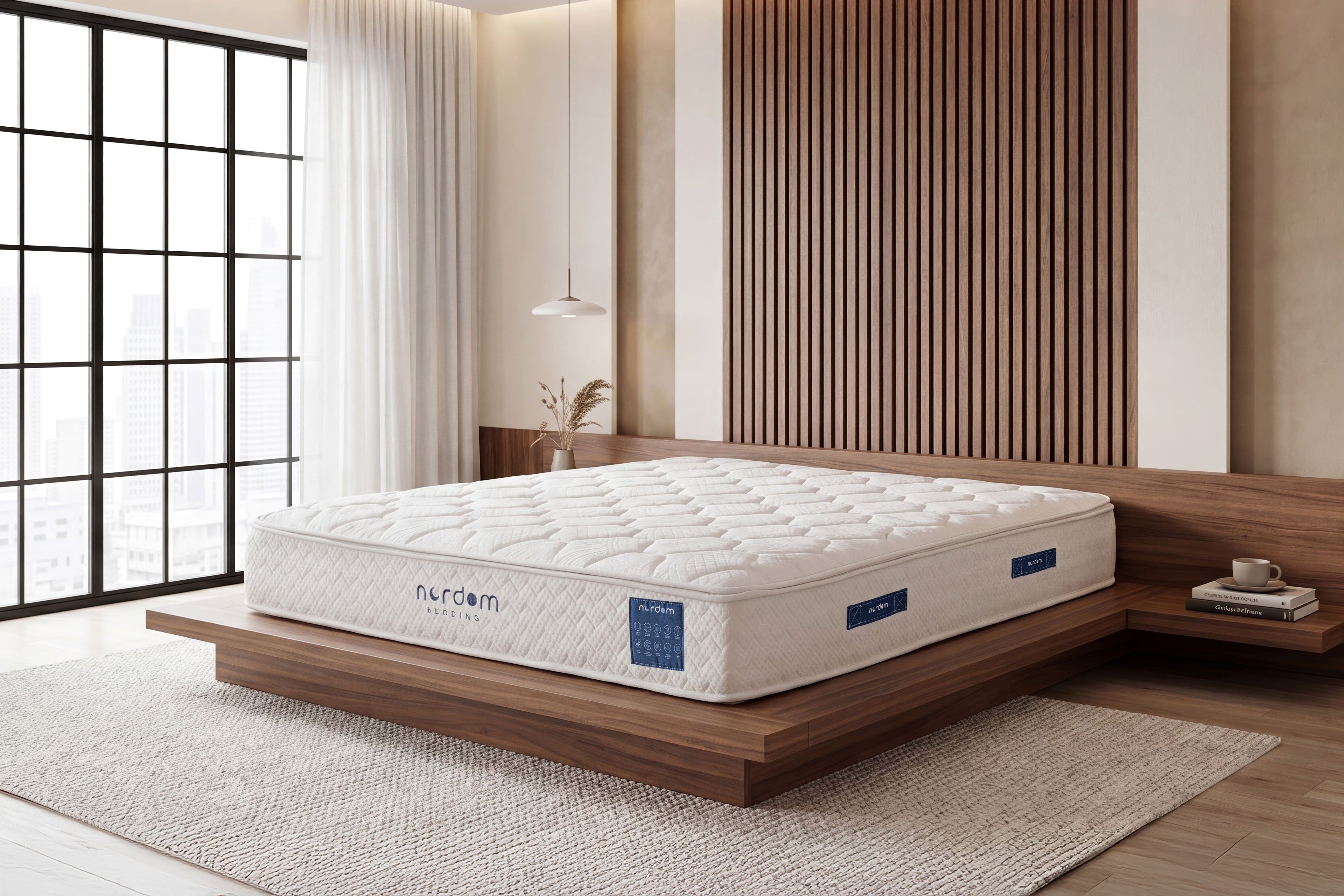 Nordom Havn Ultra Ortopedik Torba Yaylı Çıkarılabilir Fermuarli Üst Pedli Rollpack Yatak